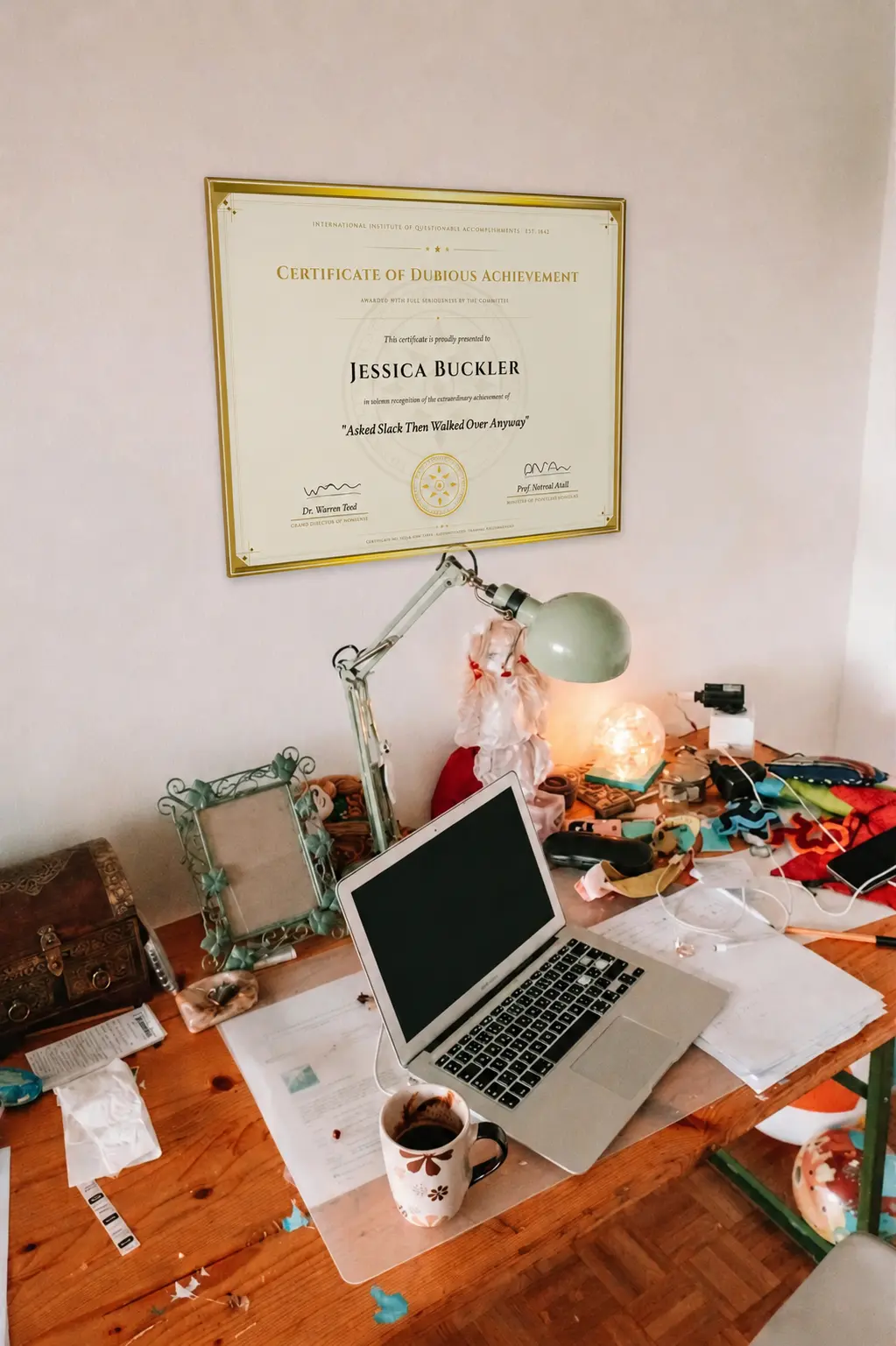 Certificate holder