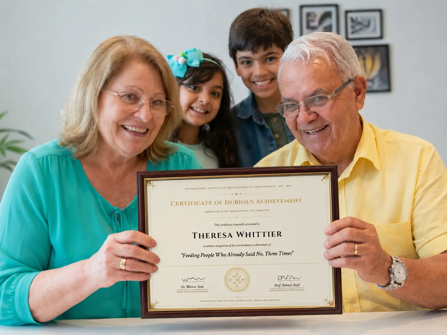 Certificate holder